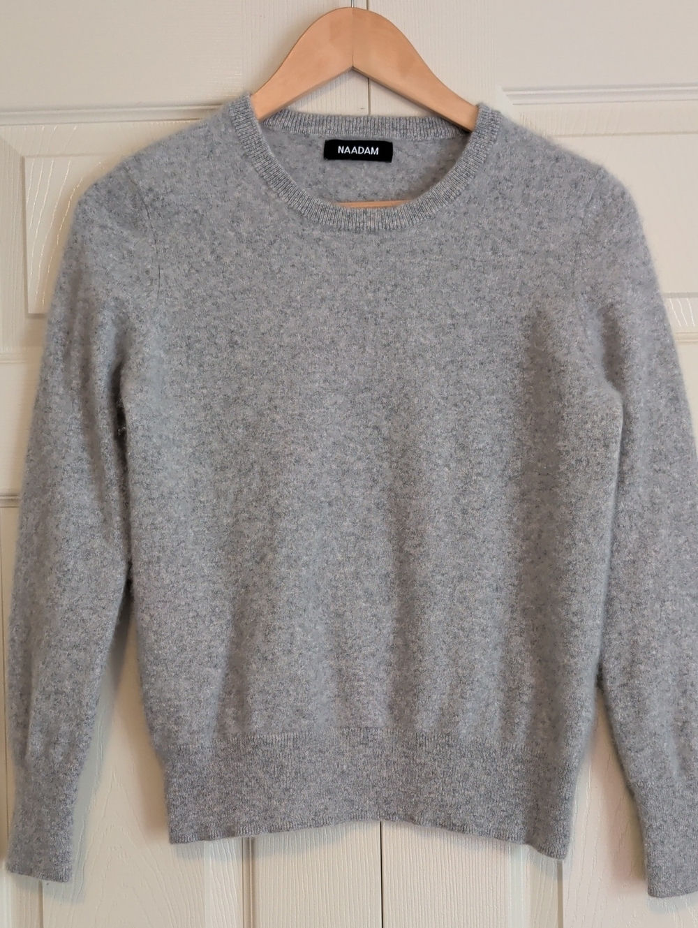 NAADAM Gray Crewneck Sweater Cashmere